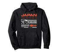 Le Japon va de l'avant - Urban Typography Streetwear Sweat à Capuche
