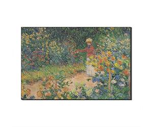 Le Jardin De Monet à Giverny Par Claude Monet Reproduction Sur Toile De Tableaux Célèbres, Reproduction Sur Toile Peinte Au Mur Sur Toile Pour La Maison (50_x_70_cm)