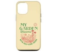 Le Jardin Self-Care avec des Plantes est ma thérapie de résilience Coque pour iPhone 12/12 Pro