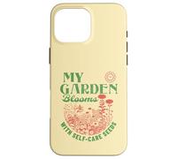 Le Jardin Self-Care avec des Plantes est ma thérapie de résilience Coque pour iPhone 16 Pro Max