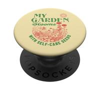 Le Jardin Self-Care avec des Plantes est ma thérapie de résilience PopSockets PopGrip Adhésif