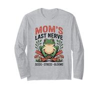 Le Jardinier de la Grenouille Last Nerve de Maman sème Le Stress Manche Longue