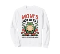 Le Jardinier de la Grenouille Last Nerve de Maman sème Le Stress Sweatshirt