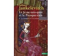 Le je-ne-sais-quoi et le presque-rien – Tome 1 – Point S