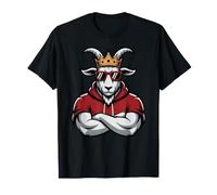 Le Jeu Dad Commish, Champion de Football Fantastique de Cute Goat King T-Shirt