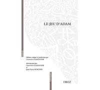 Le jeu d'adam - Geneviève Hasenohr - Droz - broché - Essai