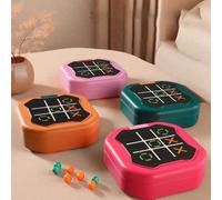Le jeu de morpion portable est parfait à des fins éducatives et pour améliorer la mémoire. C'est un jouet compact et portable de soulagement du stress qui fait un cadeau d'anniversaire ou de Noël idéa
