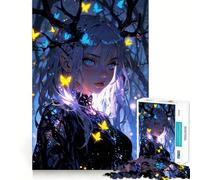 Le Jeu de Puzzle L'attrait de la Nuit pour Adultes (1000 pièces) Stimulation mentale,découpe précise,alignement Parfait,activité de Partage pour Les Proches (50x75cm)