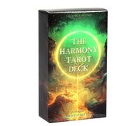 Le Jeu de Tarot Harmony 10.3x6cm, 78 Cartes de Tarot au Design Unique, créées en harmonisant Les Deux Mondes de l'IA et de la créativité Humaine The Harmony Tarot