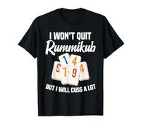 Le jeu de tuiles Rummikub Player ne quittera pas Joker Rummikub Player T-Shirt