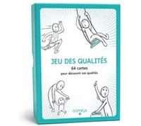 Le Jeu des qualités : coffret de 64 cartes pour découvrir ses qualités - 256 qualités humaines à explorer - COMITYS Bleu