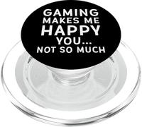 Le Jeu me Rend Heureuse, Vous n'êtes Pas Un mème si drôle pour Les Joueurs PopSockets PopGrip pour MagSafe
