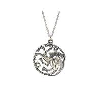 Le Jeu Noble Collection des trônes Targaryen Pendentif en Argent Sterling, Argent Sterling