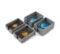 Le jeu spatial plié insère le Kit de jetons de boîte d'organisateur de jeux d'ex