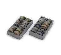 Le jeu spatial plié insère le kit de jetons de boîte d'organisateur de jeux d'ex