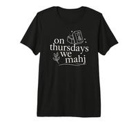 Le jeudi, We Mahj Graphic Playing Mahjong Game Lovers T-Shirt Haut de Gamme