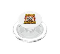 Le Jiu-Jitsu, C'est Mon Super-Pouvoir - Chubby Grappling Cat PopSockets PopGrip pour MagSafe