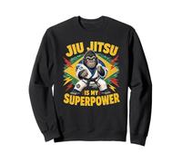 Le Jiu-Jitsu, C'est Mon Super-Pouvoir - Cute Gorilla BJJ Sweatshirt