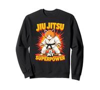 Le Jiu-Jitsu, C'est Mon Super-Pouvoir - Strong Grappling Cat Sweatshirt