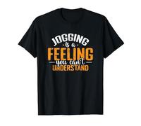 Le Jogging est Un Sentiment Que Vous ne Pouvez Pas Comprendre T-Shirt Graphique avec Valeur, Homme, Noir, M
