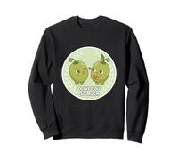 Le Joli Couple d'amis Kawai Olive Vous Aime Tellement de Jeux de Mots Amusants Sweatshirt