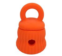 Le Jouet de collation de mangeoire Lent Chien a Une Conception Interactive engageante Qui est Bonne pour la santé Physique et mentale de Votre Chien (Orange)