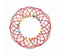 Le jouet de panier de fleurs magique soulage le stress, la lumière en métal et lanneau en acier doux, le cerceau magique, les bijoux, lanneau magique en acier doux, plusieurs façons de jouer
