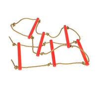 Le Jouet D'échelle d'escalade en Corde en Nylon pour Enfants Améliore la Coordination et la réactivité - Branche d'arbre Extérieure (Rouge)