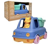 Le Jouet Simple, Camion Benne et Figurine, Jouet éducatif et imagination, Fabriqué en France, 100% en Plastique Recyclé et Recyclable, Lavable au Lave-vaisselle, Cadeau Enfant Fille et Garçon Dès 1 An
