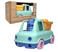 Le Jouet Simple, Camion Benne et Figurine, Jouet éducatif et imagination, Fabriqué en France, 100% en Plastique Recyclé et Recyclable, Lavable au Lave-vaisselle, Cadeau Enfant Fille et Garçon Dès 1 An