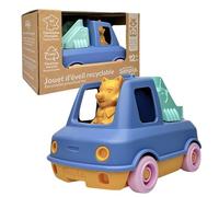 Le Jouet Simple - Camion de Pompier - Véhicule Multicolore avec échelle - Jouet d’éveil - Écoresponsable - Plastique recyclé - Fabriqué en France - 100% Recyclable - Cadeau 1-4 Ans (Bleu)