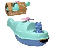 Le Jouet Simple, Hélicoptère 2-en-1 et Figurine, Jouet Éducatif pour Le Bain, Fabriqué en France, 100% Plastique Recyclé et Recyclable, Lavable Lave-Vaisselle, Cadeau Enfants Filles Garçons Dès 1 an