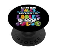 Le Joueur de Bingo a des Boules Qui Font Sourire Les Dames PopSockets PopGrip Adhésif