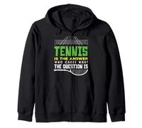 Le Joueur de Tennis est la réponse Qui se Soucie de la Question Sweat à Capuche