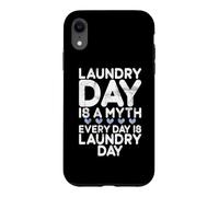 Le Jour de la lessive est Un Mythe, Chaque Jour est Le Jour de la lessive, Nouvelle Maman Coque pour iPhone XR