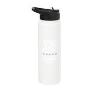Le jour de la lessive est un mythe, chaque jour est le jour de la lessive, nouvelle maman Stainless Steel Insulated Water Bottle