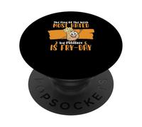 Le Jour de la Semaine Le Plus détesté par Les Pommes de Terre est Le Jour de la friture PopSockets PopGrip Adhésif