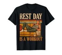 Le Jour de Repos est Un canapé d'entraînement Relaxant T-Shirt Graphique avec Valeur
