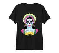 Le Jour des Morts : Sugar Skull Girl T-Shirt Haut de Gamme