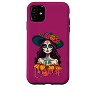 Le Jour des Papillons - Portrait de Calavera La Catrina 1 Coque pour iPhone 11