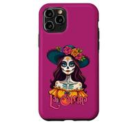 Le Jour des Papillons - Portrait de Calavera La Catrina 1 Coque pour iPhone 11 Pro