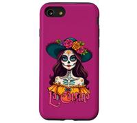 Le Jour des Papillons - Portrait de Calavera La Catrina 1 Coque pour iPhone SE (2020) / 7/8