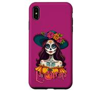 Le Jour des Papillons - Portrait de Calavera La Catrina 1 Coque pour iPhone XS Max