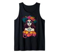 Le Jour des Papillons - Portrait de Calavera La Catrina 1 Débardeur