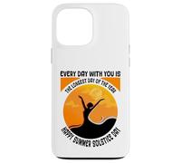 Le Jour Le Plus Long Happy Summer Solstice Day Midsummer Païen Coque pour iPhone 13 Pro Max