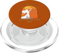 Le Jour Le Plus Long Happy Summer Solstice Day Paganisme Midsummer PopSockets PopGrip pour MagSafe