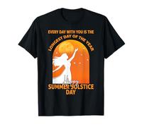 Le Jour Le Plus Long Happy Summer Solstice Day Paganisme Midsummer T-Shirt