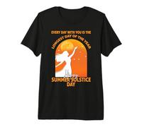 Le Jour Le Plus Long Happy Summer Solstice Day Paganisme Midsummer T-Shirt Haut de Gamme