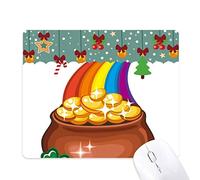 le jour st.patrick trèfle shine rainbow irlande tapis de souris en jeu - office mat noël