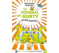 Le journal de gurty - mes bebes dinosaures Grands caractères, édition accessible pour les malvoyants - Bertrand Santini - Voir De Pres - broché - Roman